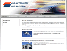 Tablet Screenshot of hub-motorsport.de